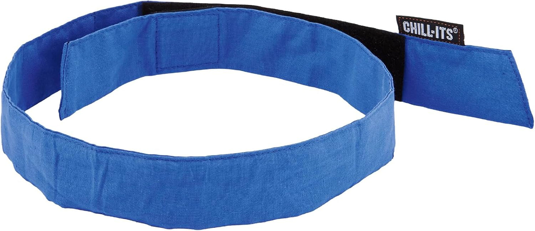 Chill Its 6705 Cooling Bandana, Evaporative Polymer Crystals for Cooling Relief, Quick and Secure Fit , Blue