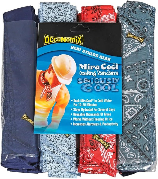 940-038 Miracool Cooling Neck Bandana, Red