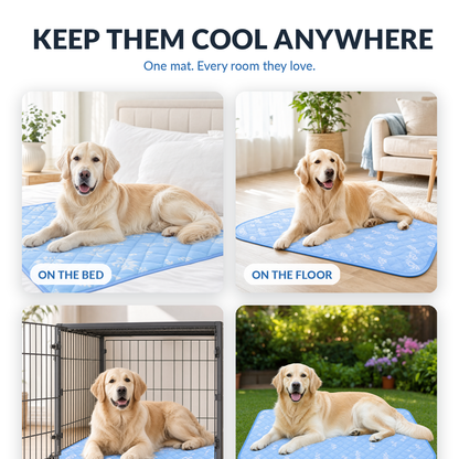 IcePaws™ – Non-Toxic Self-Cooling Dog Bed Mat 2.0