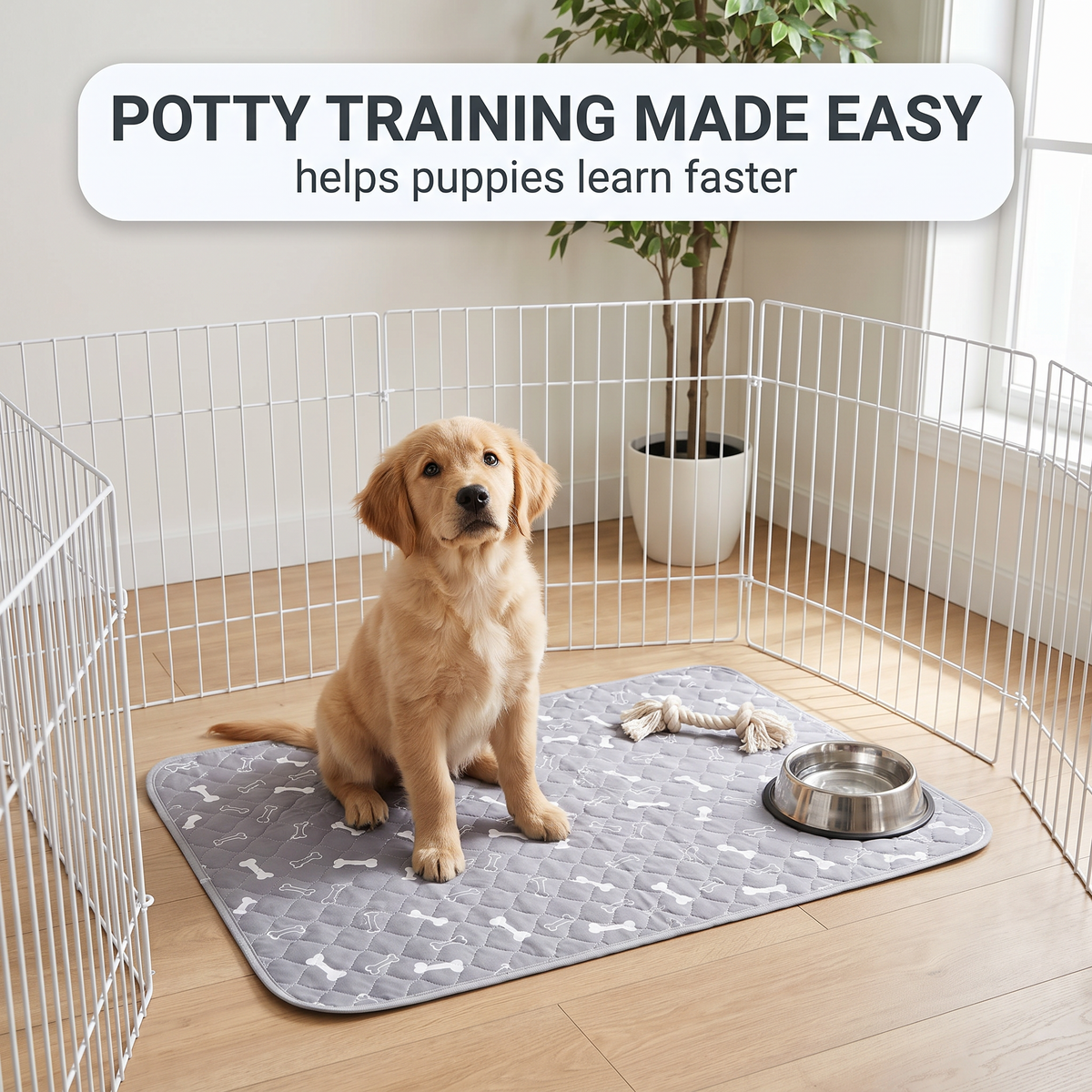 Pawluxe™ Reusable Pup Pad | Clean Floors & Effortless Training